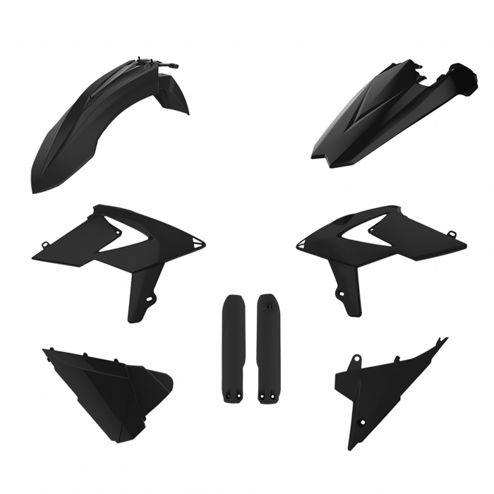 Kit plastice POLISPORT 91556 Negru [1]