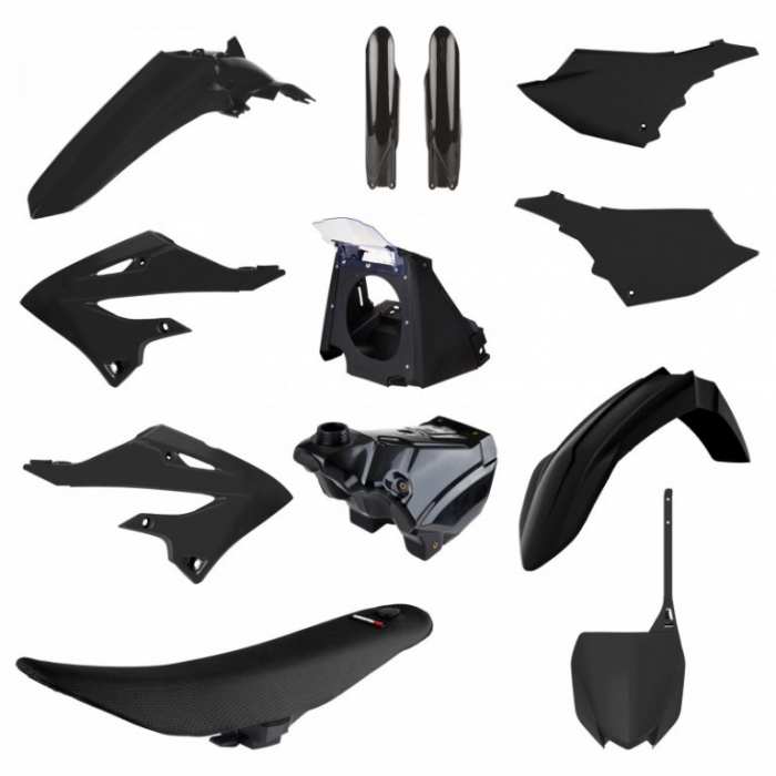 Kit plastice POLISPORT 91573 restyling Negru [1]