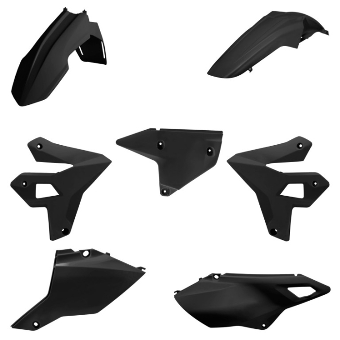 Kit plastice POLISPORT 91589 restyling Negru [1]