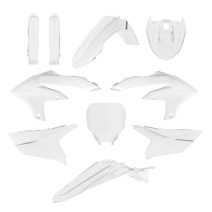 Kit plastice POLISPORT 91611 Alb [1]