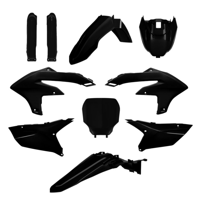 Kit plastice POLISPORT 91612 Negru [1]