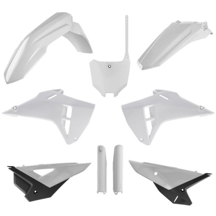 Kit plastice POLISPORT 91618 restyling Alb [1]