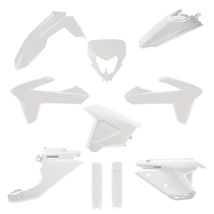 Kit plastice POLISPORT 91623 Alb [1]