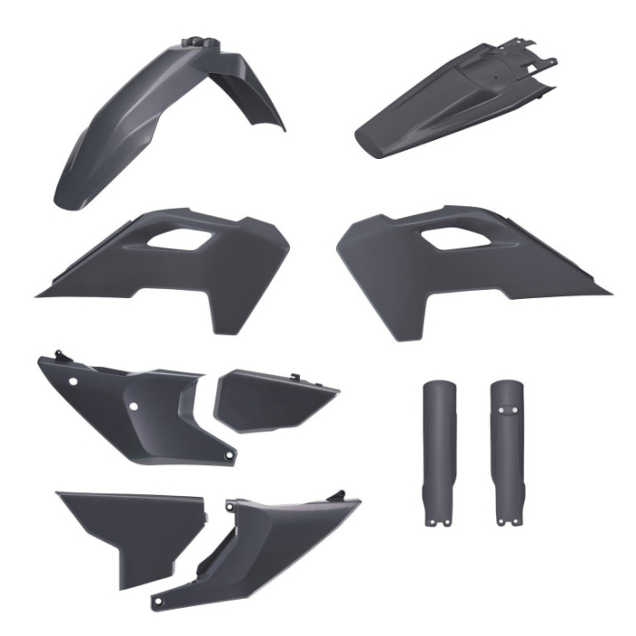 Kit plastice POLISPORT 91628 N-Grey [1]