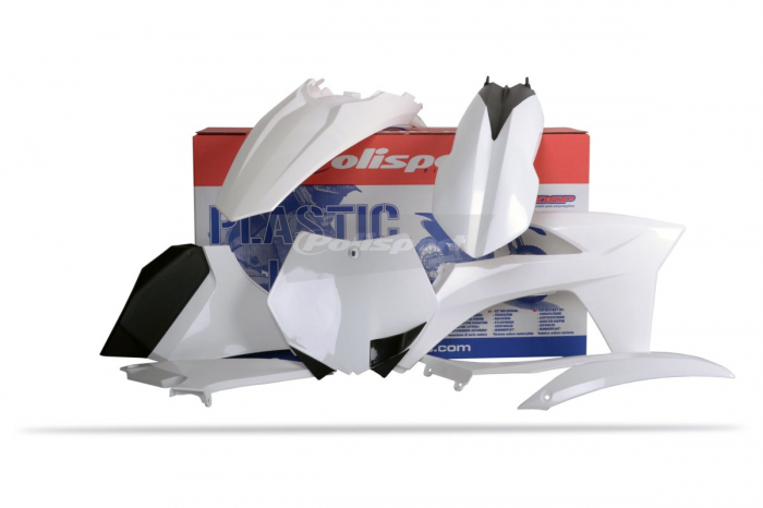 Kit plastice POLISPORT Alb [1]