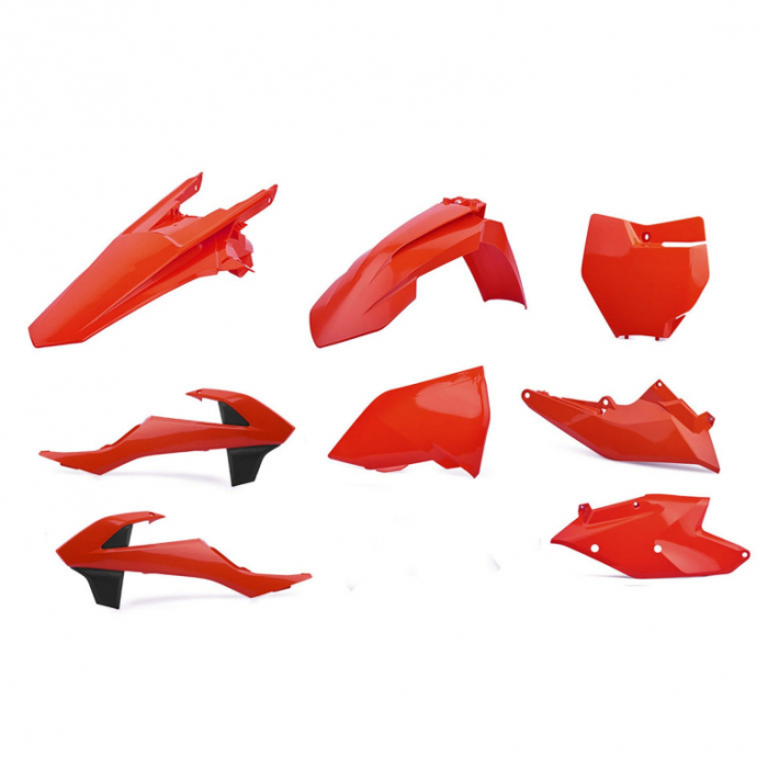 Kit plastice POLISPORT Flo Orange [1]