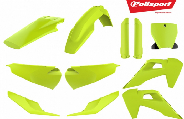 Kit plastice POLISPORT Flo yellow [1]