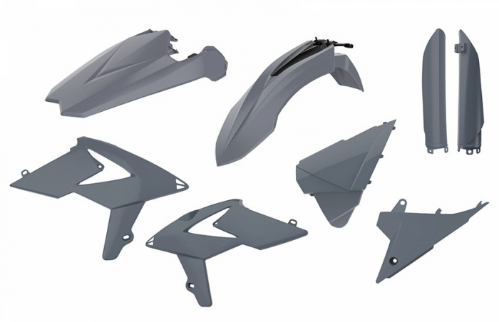 Kit plastice POLISPORT nardo grey [1]