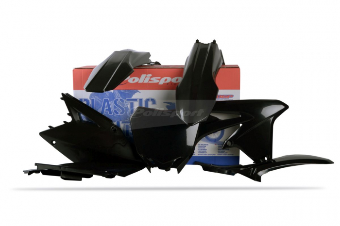 Kit plastice POLISPORT Negru [1]