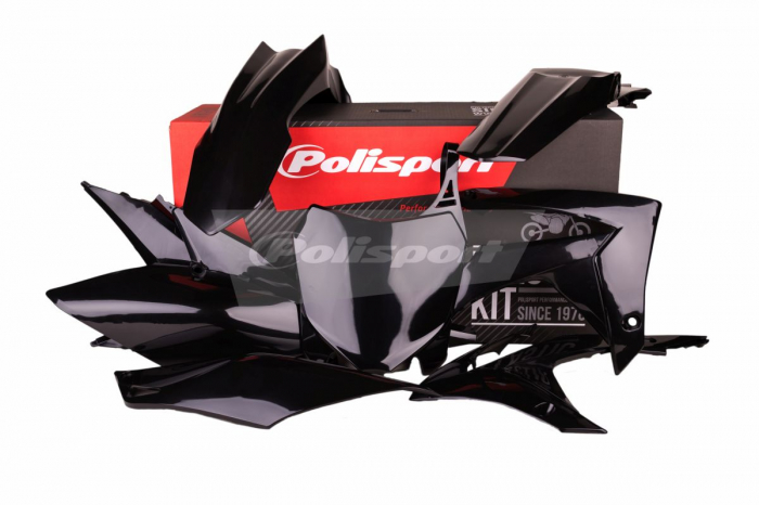 Kit plastice POLISPORT Negru [1]
