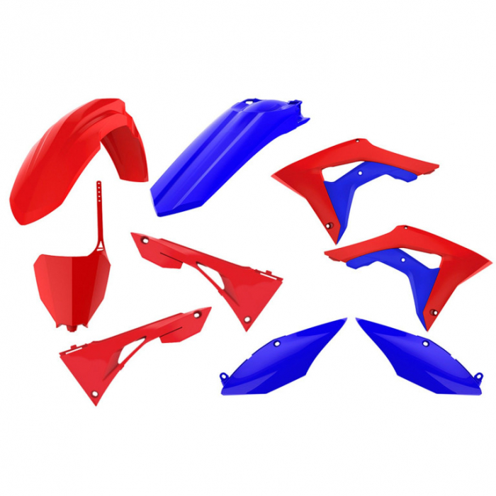 Kit plastice POLISPORT Red/blue [1]