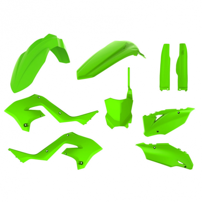 Kit plastice POLISPORT restyling lime green [1]