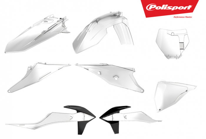 Kit plastice POLISPORT Transparent [1]