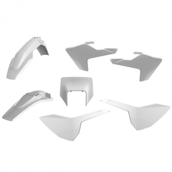 Kit plastice POLISPORT white ktm [1]