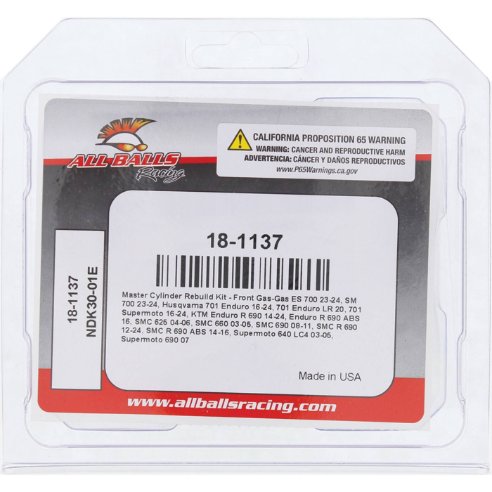 Kit reparatie Master Cylinder All Balls Racing MCR18-1137 [4]