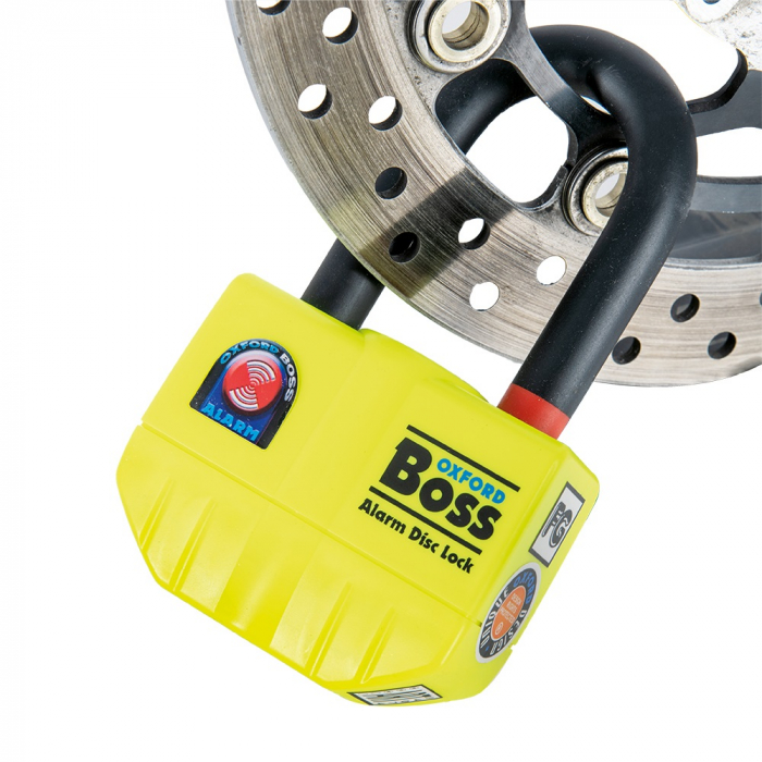 Lacat de disc cu alarma Oxford BOSS OF3 14mm [7]