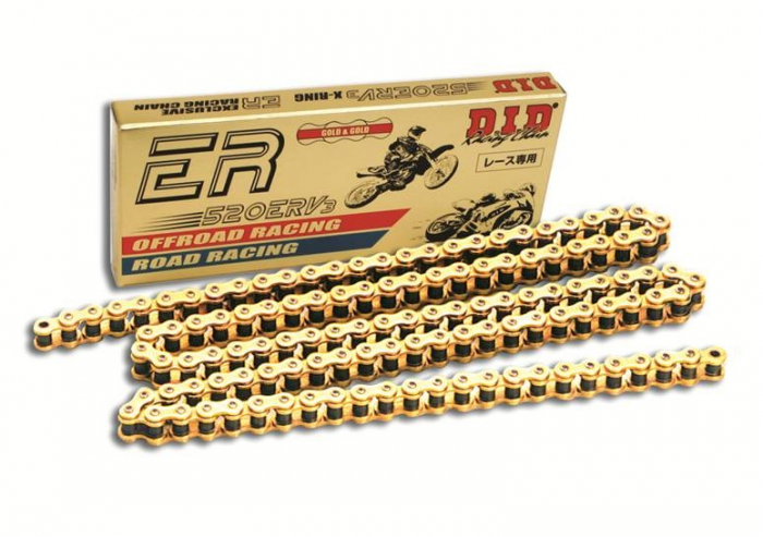 Lant de curse Exclusive D.I.D Chain 520ERV7 120 zale Gold/Gold [1]