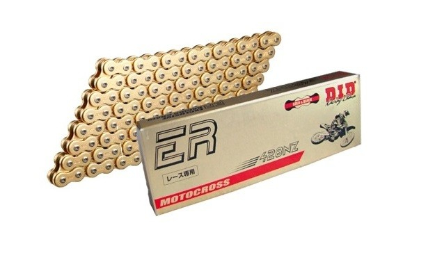 Lant fara O-ring D.I.D Chain 428NZ SDH 132 zale auriu/negru [1]
