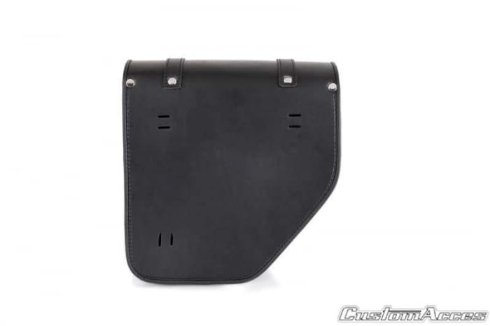 Customacces Sant Louis Saddlebags - Includes Universal Support, Black