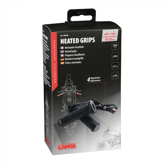 Manere incalzite Lampa Heated Grips 12V [8]