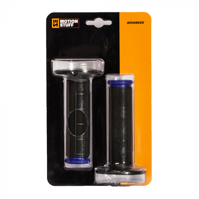Mansoane MX-Enduro MOTION STUFF Negru/Albastru [2]