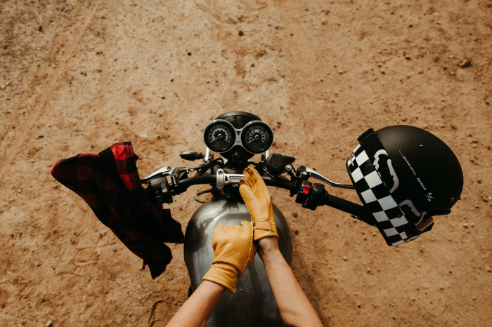 Manusi moto din piele Broger Alaska Lady [4]