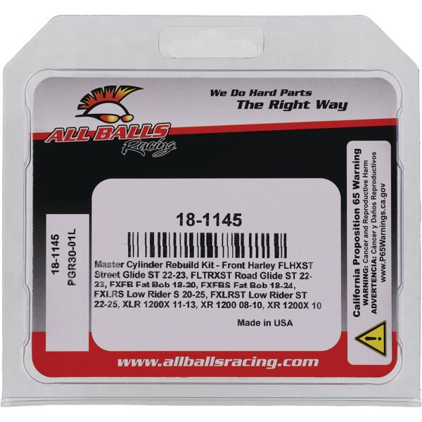 Master Cylinder Rebuild Kit All Balls Racing 18-1145 [4]
