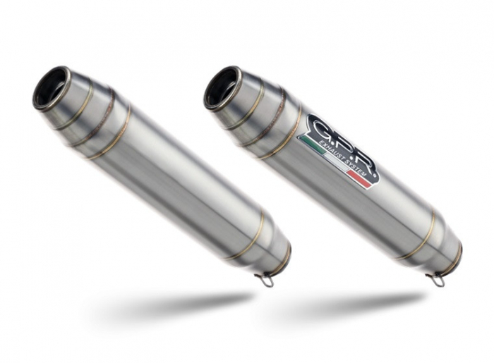 Mid-full system exhaust GPR DEEPTONE D.52.DE Brushed Stainless steel including removable db killer [1]