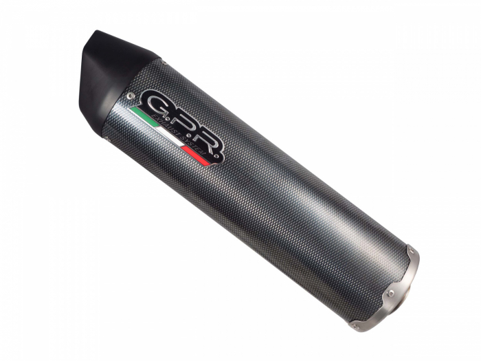 Mid-full system exhaust GPR FURORE S.181.FUPO Matte Black including removable db killer [1]