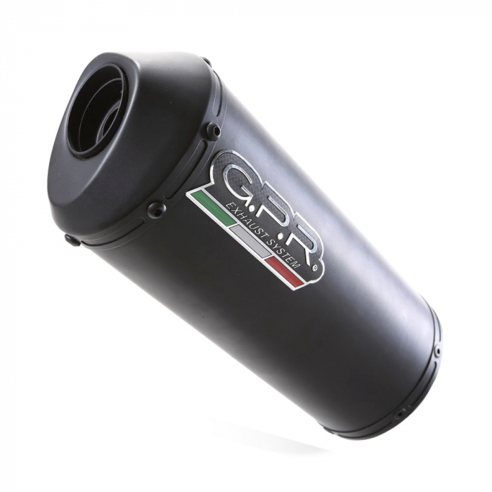 Mid-full system exhaust GPR GHISA H.154.GHI Matte Black including removable db killer [1]