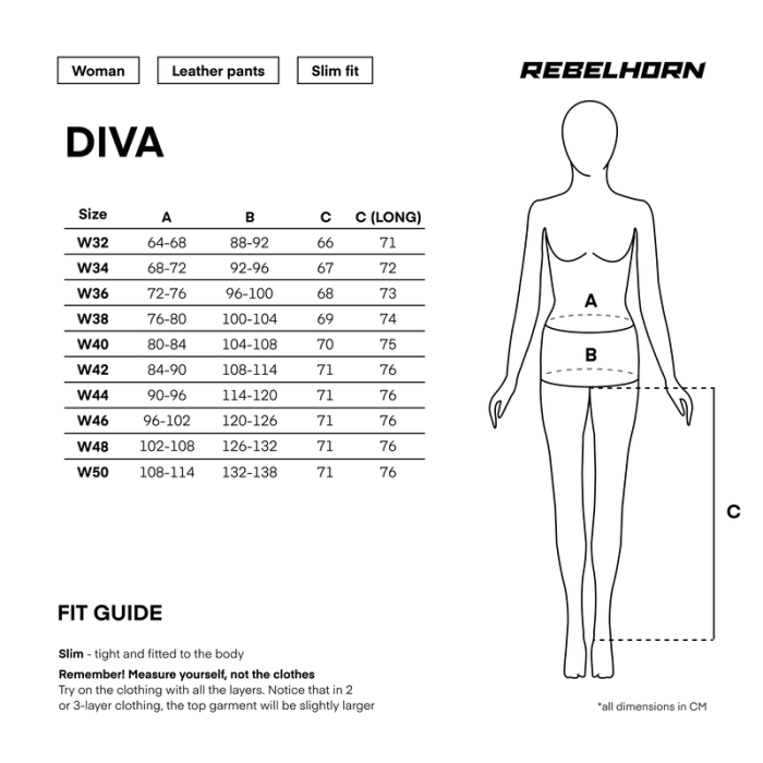 Pantaloni de piele Rebelhorn Diva [15]