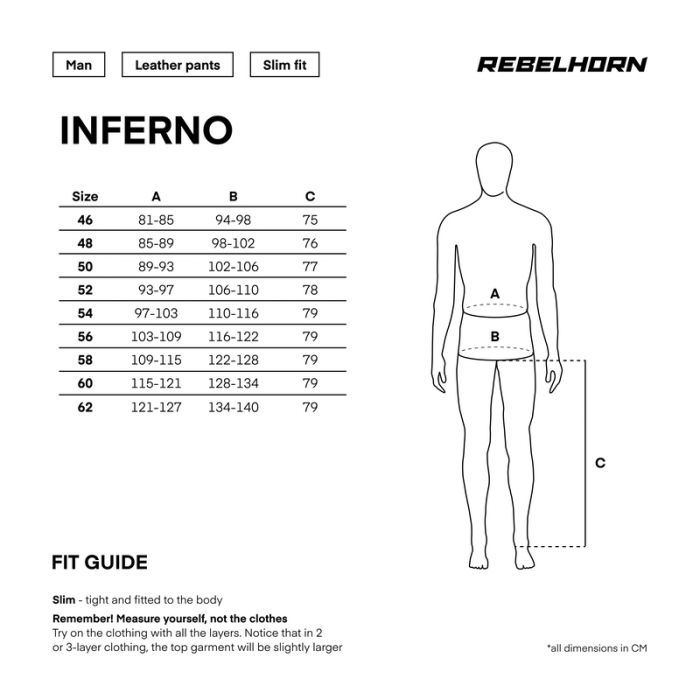 Pantaloni de piele Rebelhorn Inferno [12]