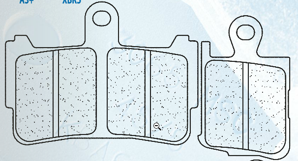 Placute de frana CL BRAKES 1216 XBK5 (4 bucati in kit) [1]