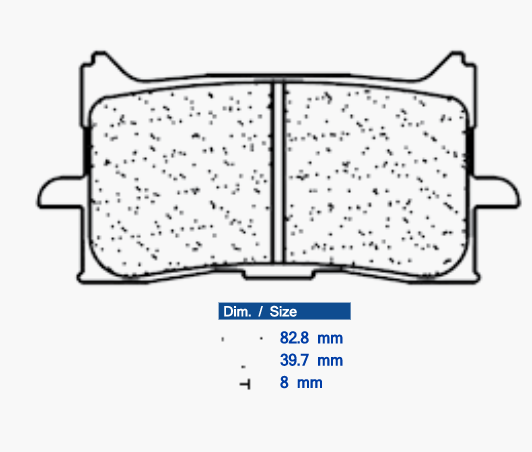 Placute de frana CL BRAKES 1245 A3+ [1]