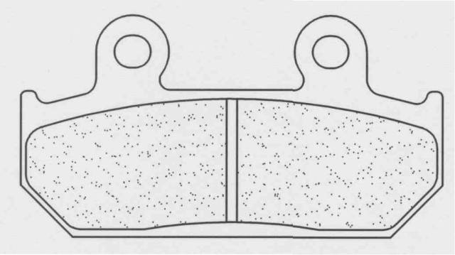 Placute de frana CL BRAKES 2252 C60 (C59) [1]