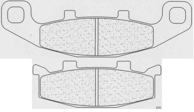 Placute de frana CL BRAKES 2304 A3+ [1]