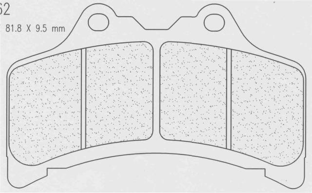 Placute de frana CL BRAKES 2362 A3+ [1]