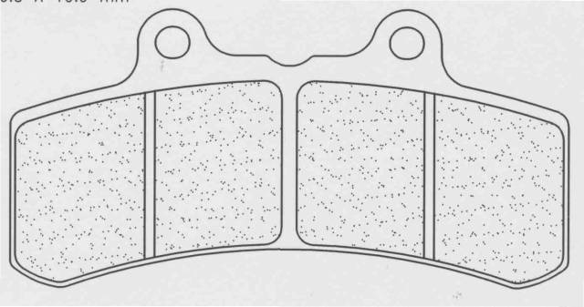 Placute de frana CL BRAKES 2369 A3+ [1]