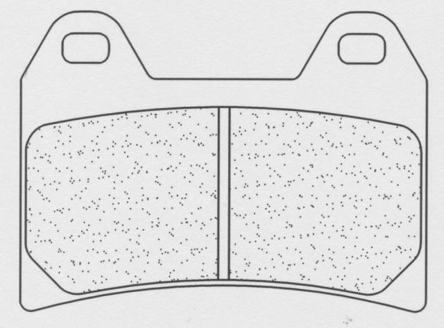 Placute de frana CL BRAKES 2539 C60 (C59) [1]