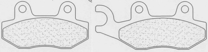 Placute de frana CL BRAKES 3087 MSC [1]