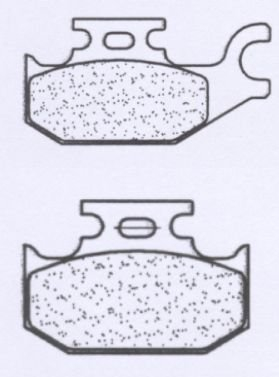 Placute de frana CL BRAKES 3090 MSC [1]
