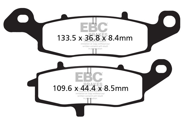 Placute de frana EBC EPFA231HH [1]