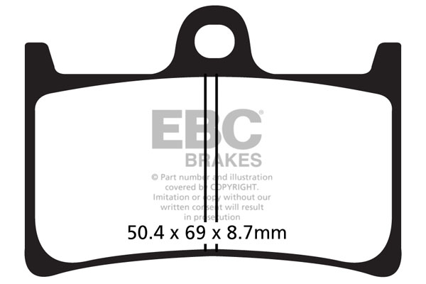 Placute de frana EBC EPFA252HH [1]