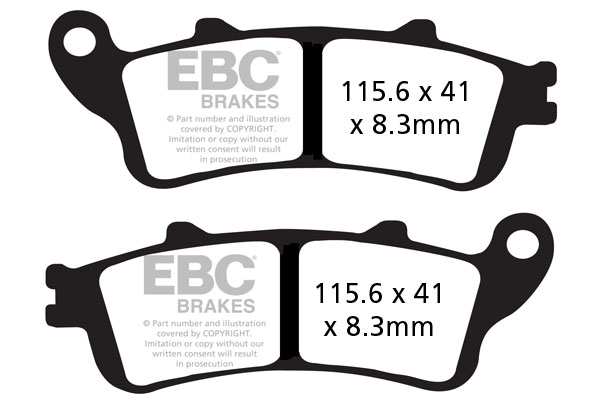 Placute de frana EBC EPFA261HH [1]
