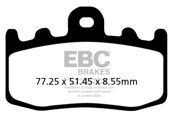 Placute de frana EBC EPFA335HH [1]
