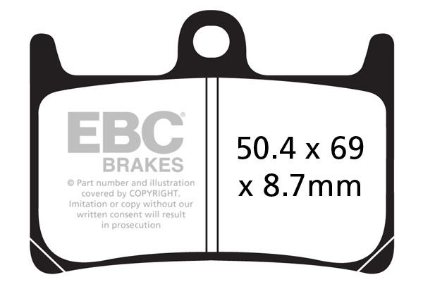 Placute de frana EBC EPFA380HH [1]