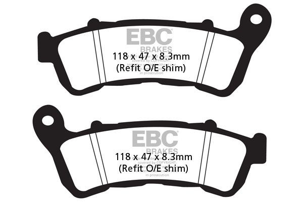 Placute de frana EBC EPFA388HH [1]