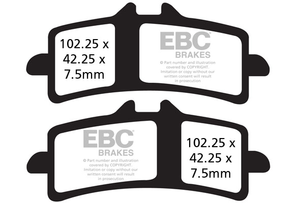Placute de frana EBC EPFA447HH [1]