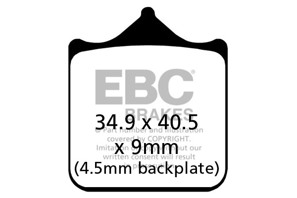 Placute de frana EBC FA604/4HH [1]