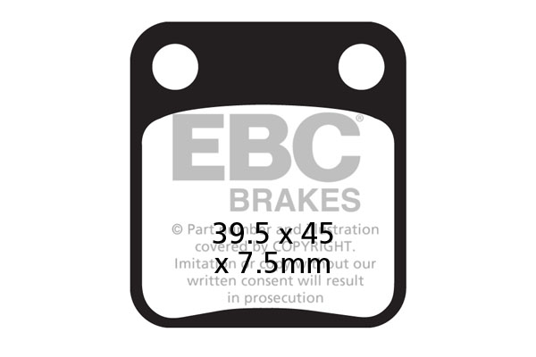 Placute de frana EBC FA054R [1]